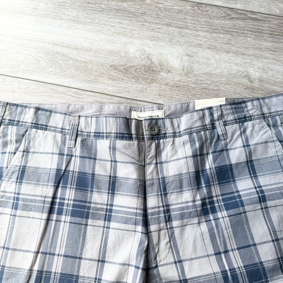 NWT Vintage Denver Hayes Plaid Flat Front Shorts - Picture 2 of 9